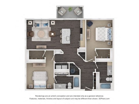 a floor plan is shown with a bedroom and a bathroom